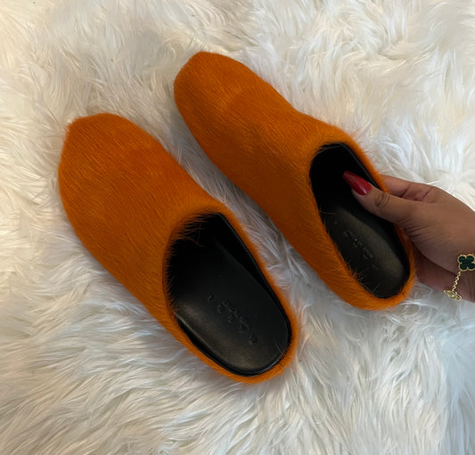 Marni Fur Mules