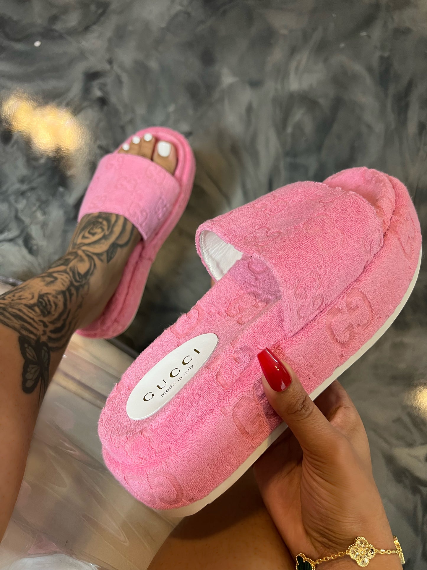 Pink Starburst Platforms